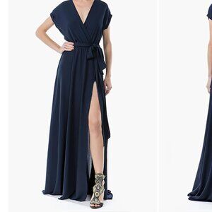 MEGHAN LA Jasmine Wrap Maxi Dress -  XL